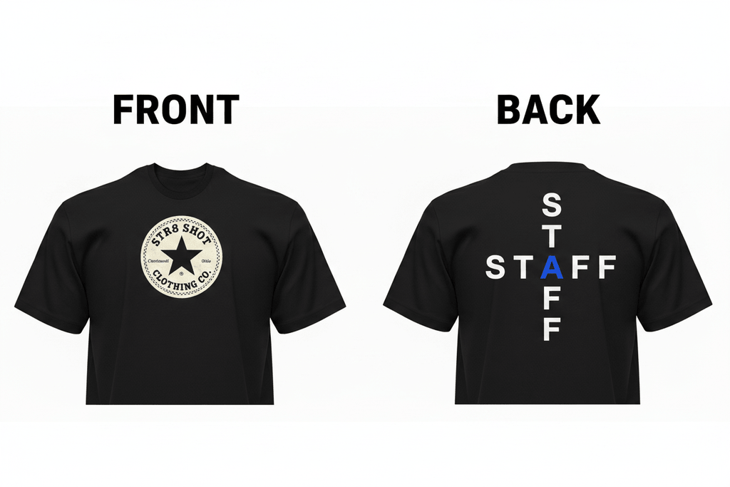 STR8 SHOT - Cincinnati Staff Tee - STR8 SHOT CLOTHING COMPANY