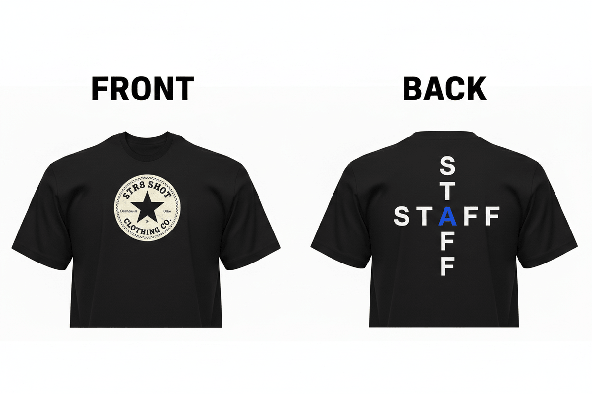 STR8 SHOT - Cincinnati Staff Tee - STR8 SHOT CLOTHING COMPANY