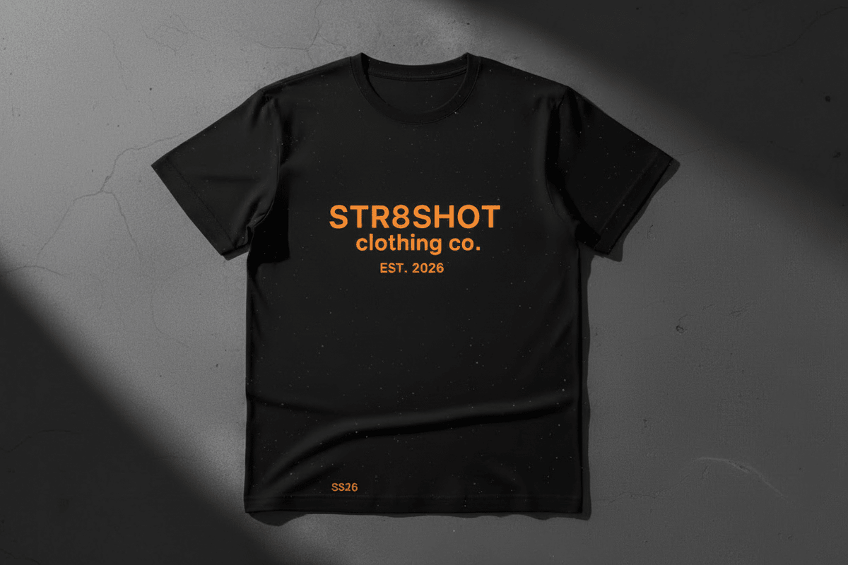 STR8 SHOT - Hustle Tee - STR8 SHOT CLOTHING COMPANY