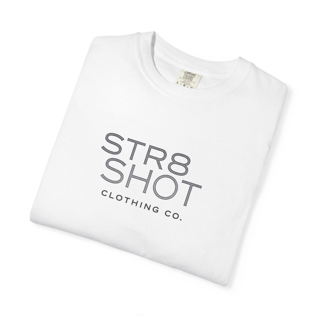 STR8 SHOT Logo T-Shirt — Minimal Streetwear Graphic Tee - STR8 SHOT CLOTHING COMPANY