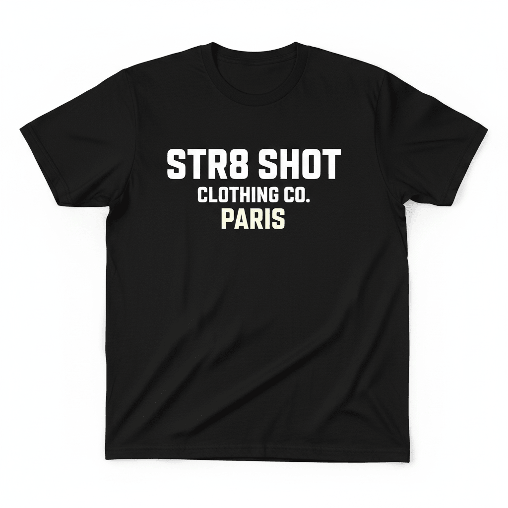 STR8 SHOT - Paris Stacked T - STR8 SHOT CLOTHING COMPANY