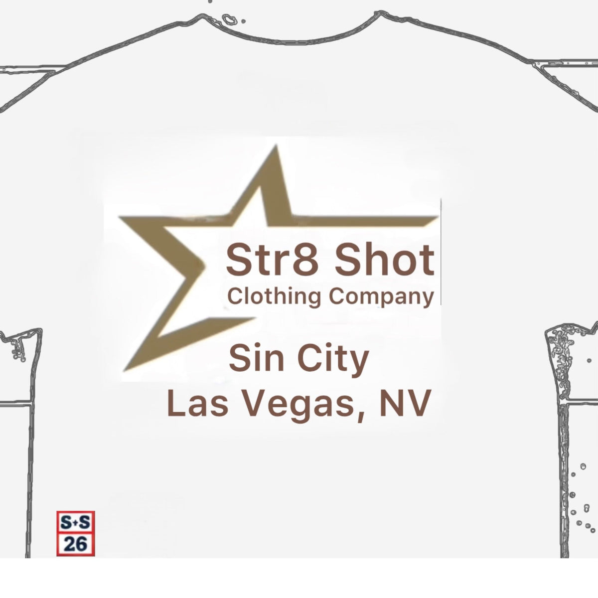 STR8 SHOT - Sin City Tee - STR8 SHOT CLOTHING COMPANY