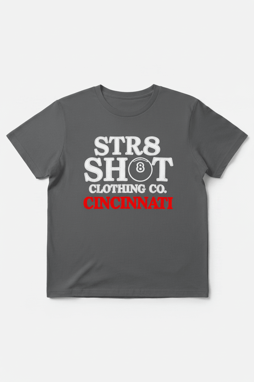 STR8 SHOT - SS Nati T (Charcoal) - STR8 SHOT CLOTHING COMPANY