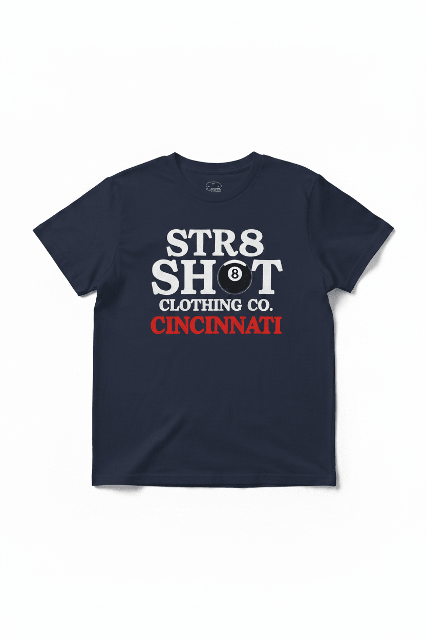 STR8 SHOT - SS Nati T (Navy) - STR8 SHOT CLOTHING COMPANY