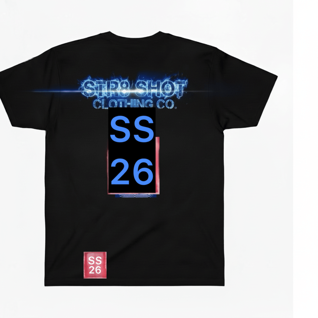 STR8 SHOT - SS26 Electric Badge T - STR8 SHOT CLOTHING COMPANY