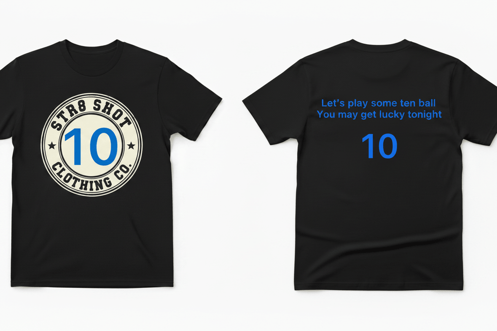 STR8 SHOT - Ten Ball Tee - STR8 SHOT CLOTHING COMPANY