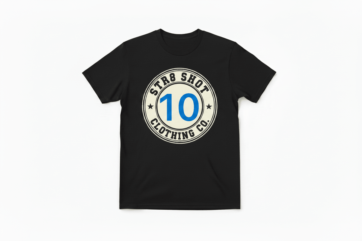 STR8 SHOT - Ten Ball Tee - STR8 SHOT CLOTHING COMPANY